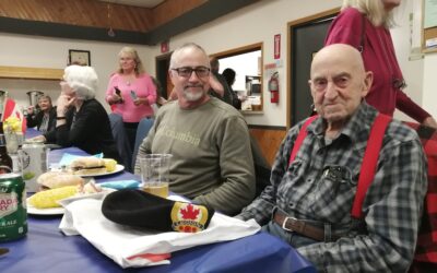 WW II vet, Bill Parfitt, 99, gets standing ovation at West Ferris Legion brisket dinner fundraiser